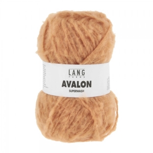 Lang Yarns Avalon - Pelote de 50 gr - Coloris 0059 Mandarine