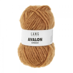 Lang Yarns Avalon - Pelote de 50 gr - Coloris 0075 Marron-Orange