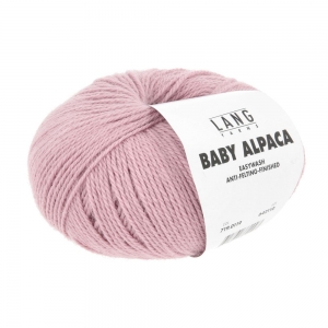 Lang Yarns Baby Alpaca - Pelote de 50 gr - Coloris 0119 Flamant Rose