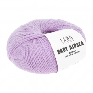 Lang Yarns Baby Alpaca - Pelote de 50 gr - Coloris 0145 Mauve