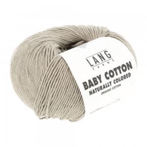 Lang Yarns Baby Cotton Naturally Colored - Pelote de 50 gr - Coloris 0004 Dark Green