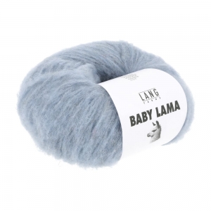 Lang Yarns Baby Lama - Pelote de 50 gr - Coloris 0021 Bleu Clair