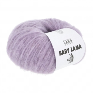 Lang Yarns Baby Lama - Pelote de 50 gr - Coloris 0046 Lilas
