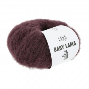 Lang Yarns Baby Lama - Pelote de 50 gr - Coloris 0062 Vineux