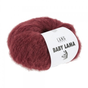 Lang Yarns Baby Lama - Pelote de 50 gr - Coloris 0064 Bordeaux