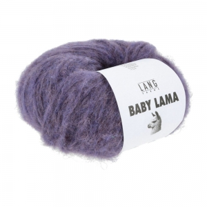 Lang Yarns Baby Lama - Pelote de 50 gr - Coloris 0090 Violet