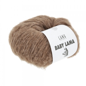 Lang Yarns Baby Lama - Pelote de 50 gr - Coloris 0196 Marron Clair