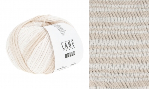 Lang Yarns Belle - Pelote de 50 gr - Coloris 0002 Écru