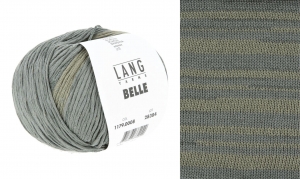 Lang Yarns Belle - Pelote de 50 gr - Coloris 0008 Gris-Vert