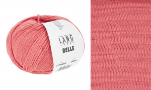 Lang Yarns Belle - Pelote de 50 gr - Coloris 0028 Corail