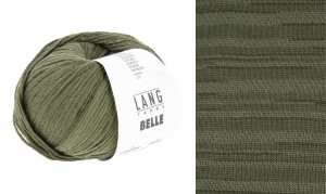 Lang Yarns Belle - Pelote de 50 gr - Coloris 0098 Olive Foncé
