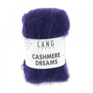 Lang Yarns Cashmere Dreams - Pelote de 25 gr - Coloris 0090 Violet Royal