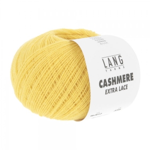 Lang Yarns Cashmere Extra Lace - Pelote de 25 gr - Coloris 0013 Jaune