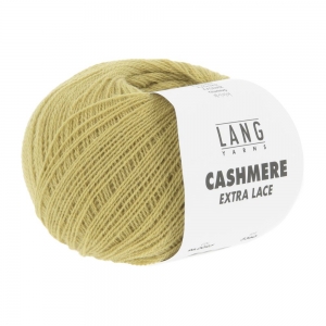 Lang Yarns Cashmere Extra Lace - Pelote de 25 gr - Coloris 0097 Olive Clair