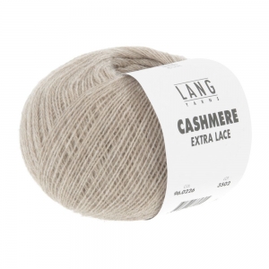 Lang Yarns Cashmere Extra Lace - Pelote de 25 gr - Coloris 0226 Sable Mélangé