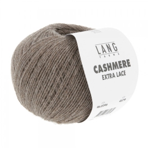 Lang Yarns Cashmere Extra Lace - Pelote de 25 gr - Coloris 0296 Pierre Mélangé