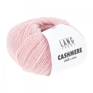 Lang Yarns Cashmere Lace - Pelote de 25 gr - Coloris 0109 Rose Poudré