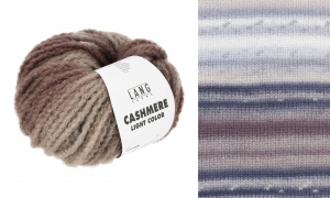 Lang Yarns Cashmere Light Color - Pelote de 25 gr - Coloris 0006 Beige/Marron/Gris