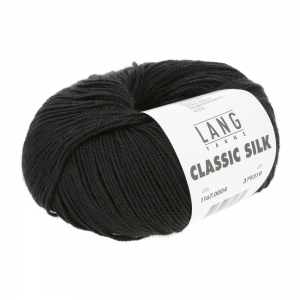 Lang Yarns Classic Silk - Pelote de 50 gr - Coloris 0004 Noir