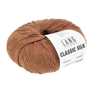 Lang Yarns Classic Silk - Pelote de 50 gr - Coloris 0011 Bronze