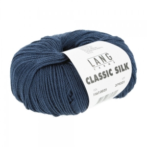 Lang Yarns Classic Silk - Pelote de 50 gr - Coloris 0025 Navy