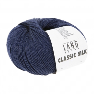 Lang Yarns Classic Silk - Pelote de 50 gr - Coloris 0035 Marine