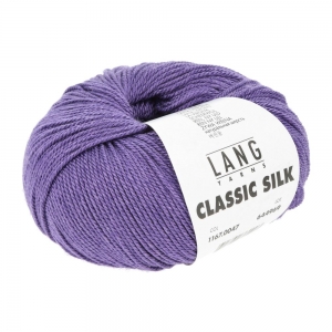 Lang Yarns Classic Silk - Pelote de 50 gr - Coloris 0047 Violet
