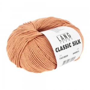 Lang Yarns Classic Silk - Pelote de 50 gr - Coloris 0059 Mandarine