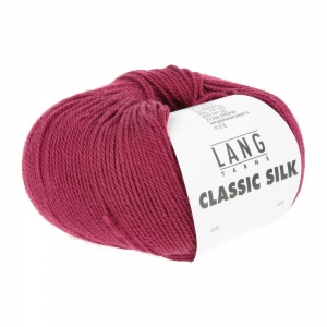 Lang Yarns Classic Silk - Pelote de 50 gr - Coloris 0061 Vineux