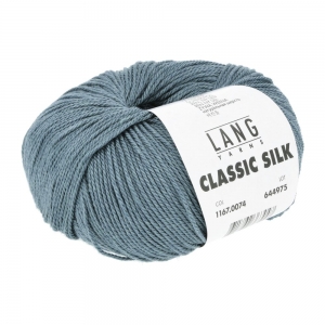 Lang Yarns Classic Silk - Pelote de 50 gr - Coloris 0074 Atlantique