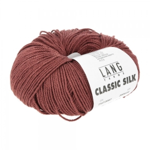 Lang Yarns Classic Silk - Pelote de 50 gr - Coloris 0087 Brique