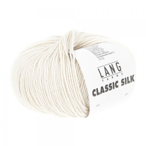 Lang Yarns Classic Silk - Pelote de 50 gr - Coloris 0094 Écru