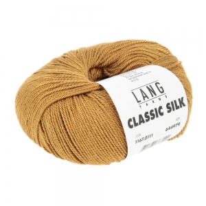 Lang Yarns Classic Silk - Pelote de 50 gr - Coloris 0111 Ocre