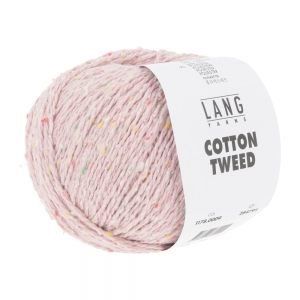Lang Yarns Cotton Tweed - Pelote de 50 gr - Coloris 0009 Rose