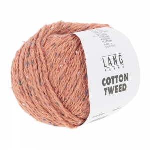 Lang Yarns Cotton Tweed - Pelote de 50 gr - Coloris 0029 Melon