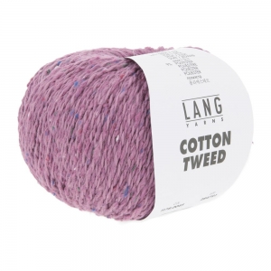 Lang Yarns Cotton Tweed - Pelote de 50 gr - Coloris 0045 Mauve