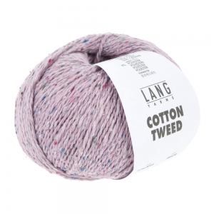 Lang Yarns Cotton Tweed - Pelote de 50 gr - Coloris 0048 Vieux Rose