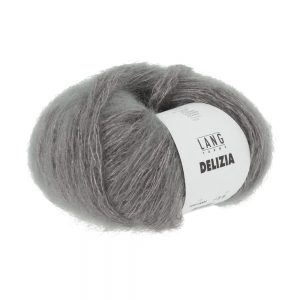 Lang Yarns Delizia - Pelote de 50 gr - Coloris 0005 Gris