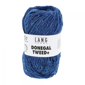 Lang Yarns Donegal Tweed+ - Pelote de 50 gr - Coloris 0006 Royal Bleu