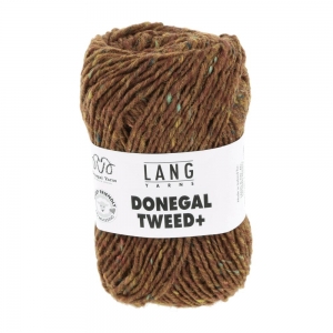 Lang Yarns Donegal Tweed+ - Pelote de 50 gr - Coloris 0015 Cuivre