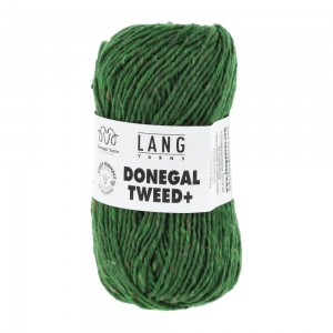 Lang Yarns Donegal Tweed+ - Pelote de 50 gr - Coloris 0018 Vert Foncé
