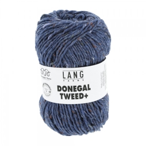 Lang Yarns Donegal Tweed+ - Pelote de 50 gr - Coloris 0033 Jeans