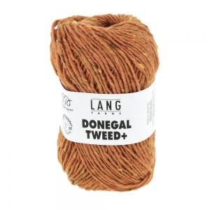 Lang Yarns Donegal Tweed+ - Pelote de 50 gr - Coloris 0059 Orange