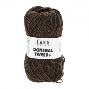 Lang Yarns Donegal Tweed+ - Pelote de 50 gr - Coloris 0068 Marron