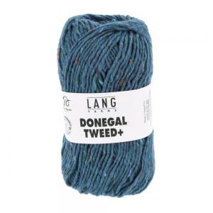 Lang Yarns Donegal Tweed+ - Pelote de 50 gr - Coloris 0074 Atlantique