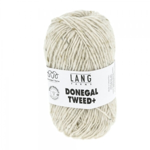 Lang Yarns Donegal Tweed+ - Pelote de 50 gr - Coloris 0094 Écru