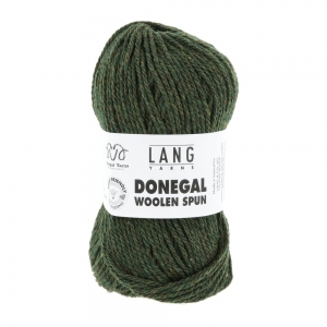 Lang Yarns Donegal Woolen Spun - Pelote de 50 gr - Coloris 0017 Vert