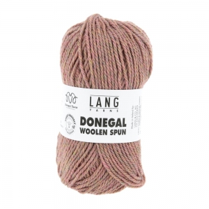 Lang Yarns Donegal Woolen Spun - Pelote de 50 gr - Coloris 0019 Rose