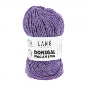 Lang Yarns Donegal Woolen Spun - Pelote de 50 gr - Coloris 0046 Lilas