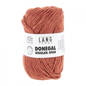 Lang Yarns Donegal Woolen Spun - Pelote de 50 gr - Coloris 0059 Orange